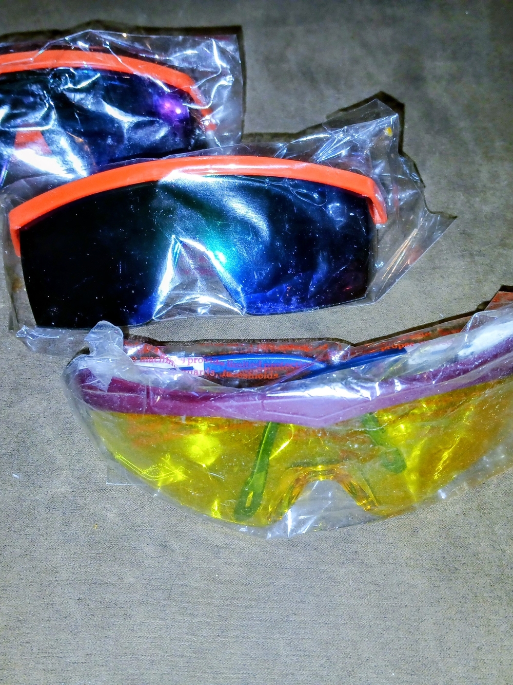 Orange and Yellow Safety Glasses - Multipack Protective Eyewear